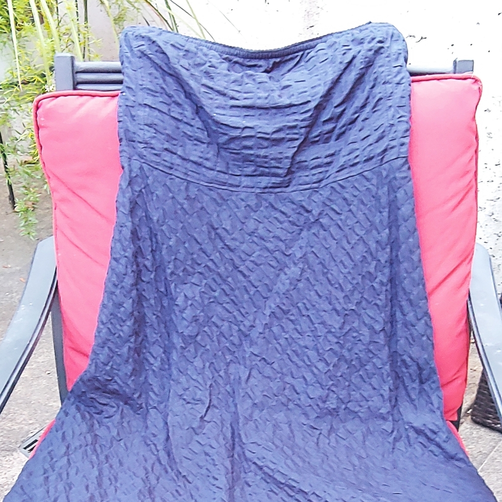 J Crew Navy Strapless Dress